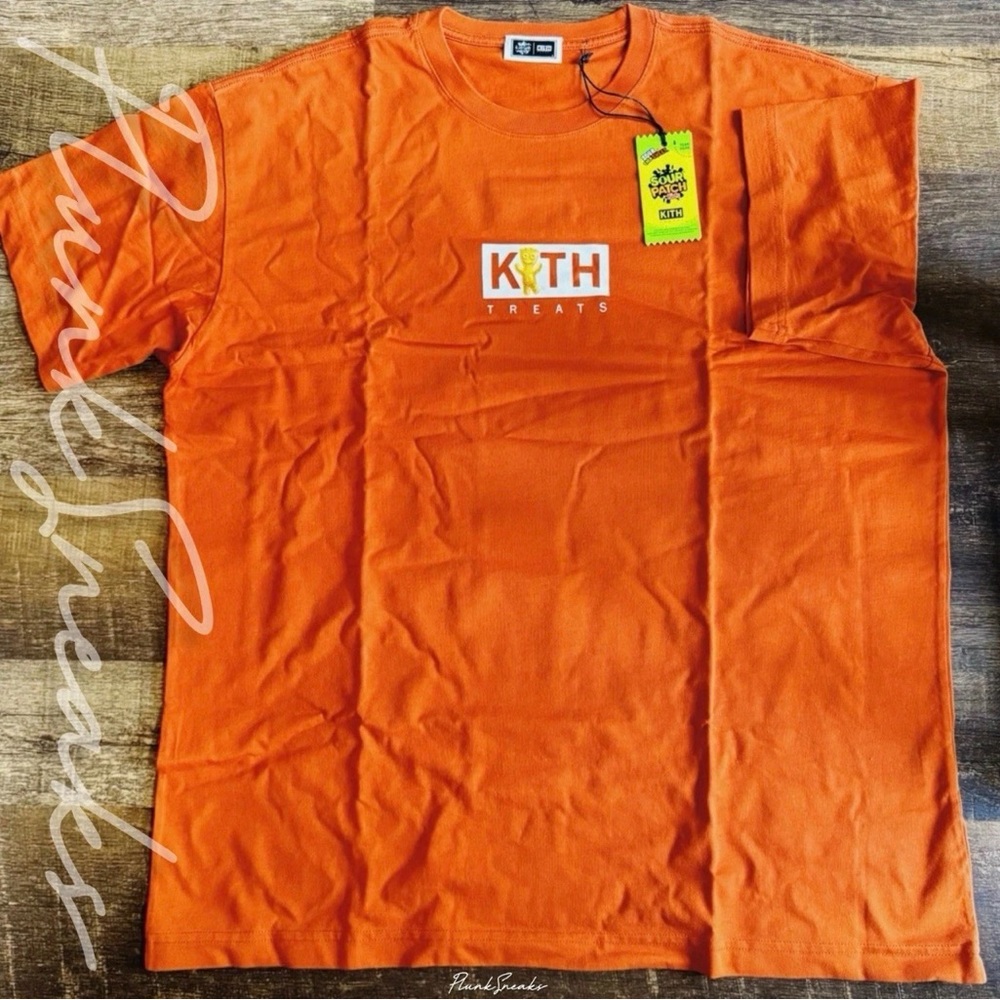 KITH Treats x Sour Patch Kids Classic Logo Tee • Orange • 2024